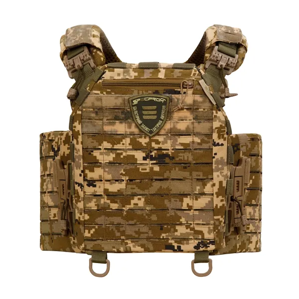 SPECPROM WARMOR Gen.5 V2 Plate Carrier +3 AK Pouches, Pixel Camo