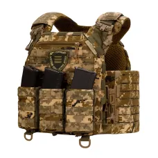SPECPROM WARMOR Gen.5 V2 Plate Carrier +3 AK Pouches, Pixel Camo