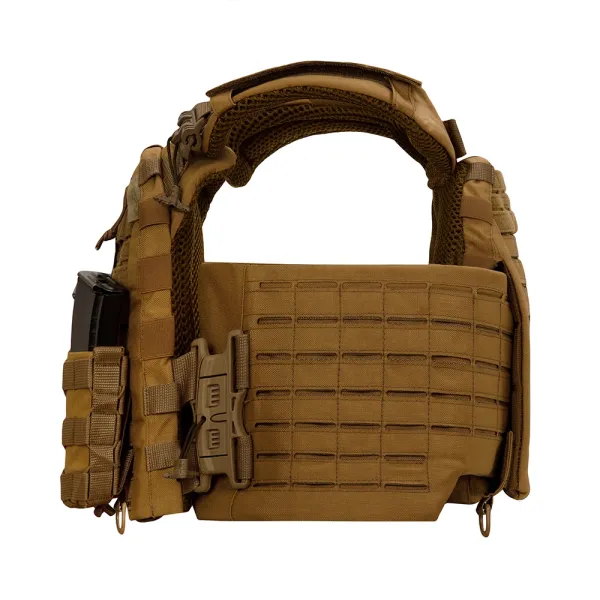 SPECPROM WARMOR Gen.5 V2 Plate Carrier +3 AK Mag Pouches — Coyote