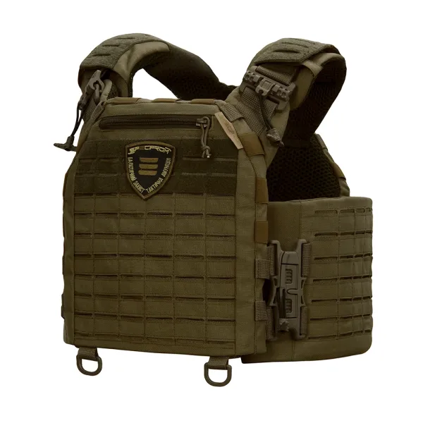SPECPROM WARMOR Gen.5 V2 Plate Carrier +3 AK Pouches, Olive