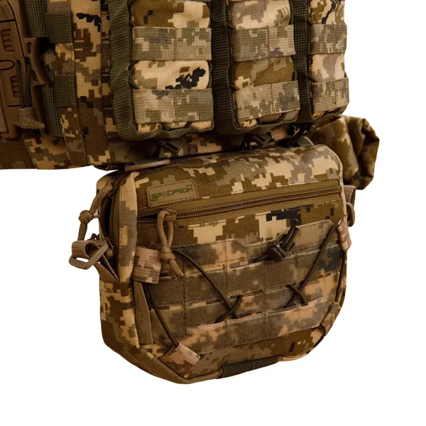 SPECPROM WARMOR Gen.5 V2 Plate Carrier with Full Pouch Set (Pixel Camo)