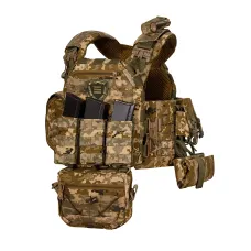 SPECPROM WARMOR Gen.5 V2 Plate Carrier with Full Pouch Set (Pixel Camo)