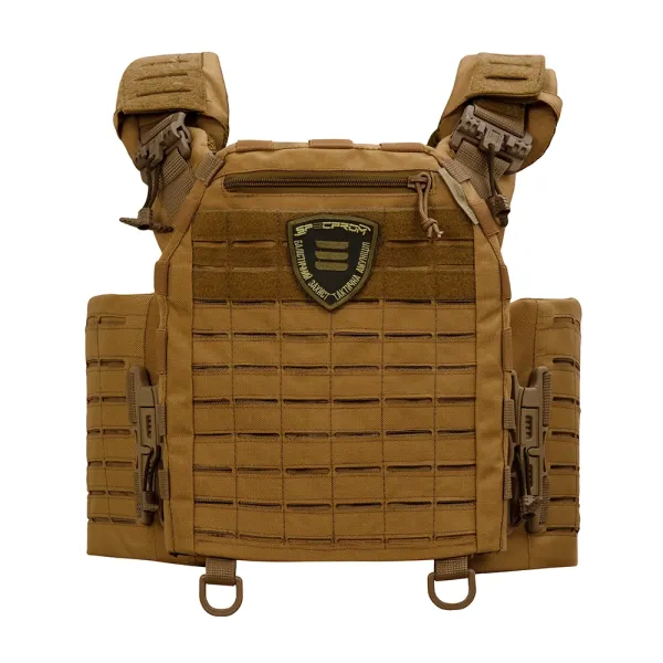 SPECPROM WARMOR Gen.5 V2 Plate Carrier with Full Pouch Kit, Coyote