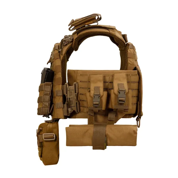 SPECPROM WARMOR Gen.5 V2 Plate Carrier with Full Pouch Kit, Coyote