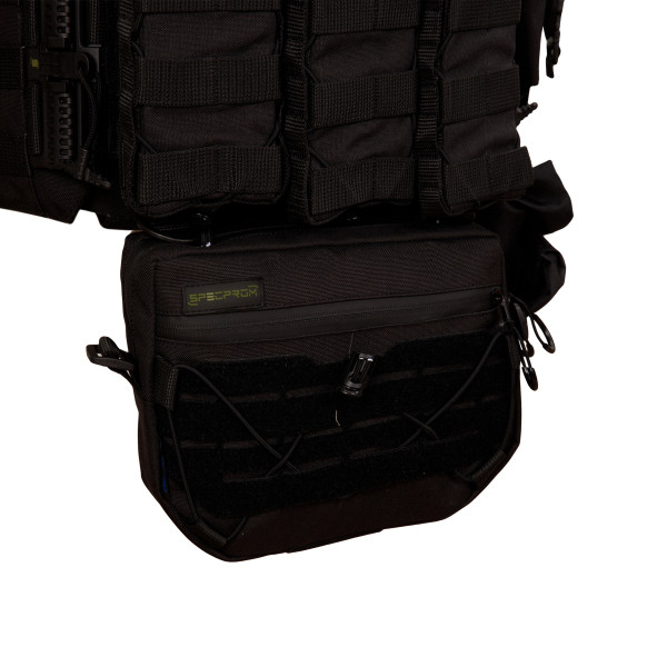 SPECPROM WARMOR Gen.5 V2 Plate Carrier with Full Pouch Kit, Black