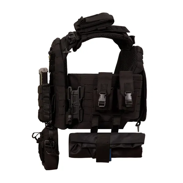 SPECPROM WARMOR Gen.5 V2 Plate Carrier with Full Pouch Kit, Black