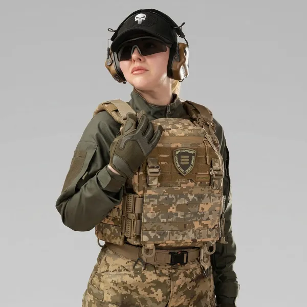 Warmor Gen.3 FL SPECPROM Women's Plate Carrier (Pixel) — No Pouches, Quick Side & Top Release (Plates Not Included)