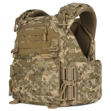 Warmor Gen.3 FL SPECPROM Women's Plate Carrier (Pixel) — No Pouches, Quick Side & Top Release (Plates Not Included)