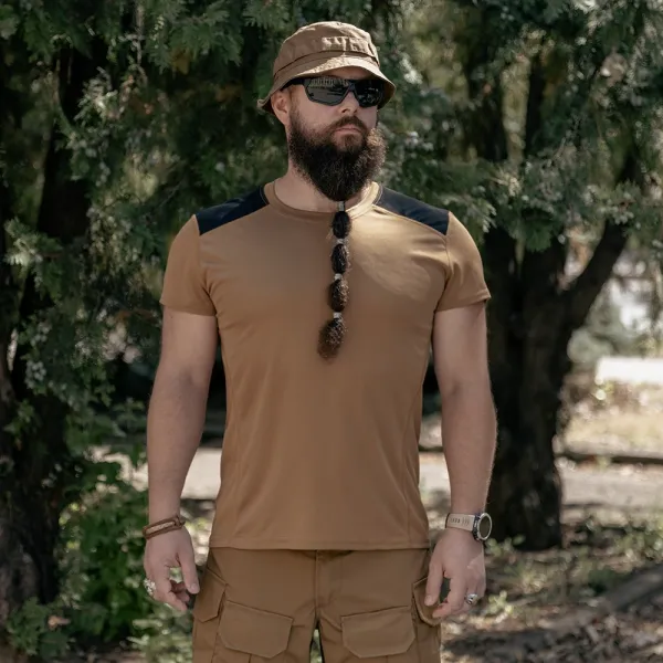 Combatant Vortex T-Shirt, Coyote
