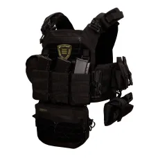 Warmor Gen.3 Pro Max XL Plate Carrier, Black — Quick-Release, 7 Pouches, Large