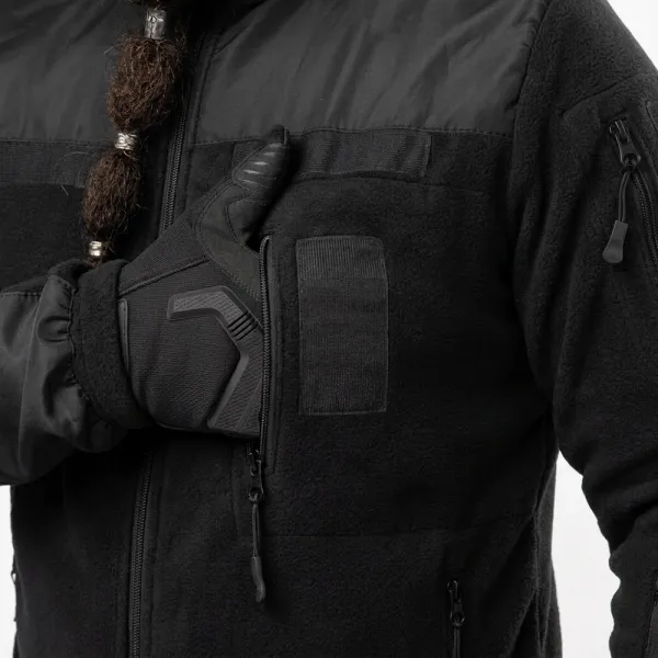 Specprom Red Heat Tactical Fleece Jacket - Black