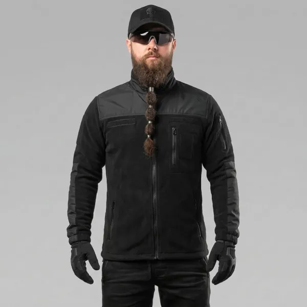Specprom Red Heat Tactical Fleece Jacket - Black