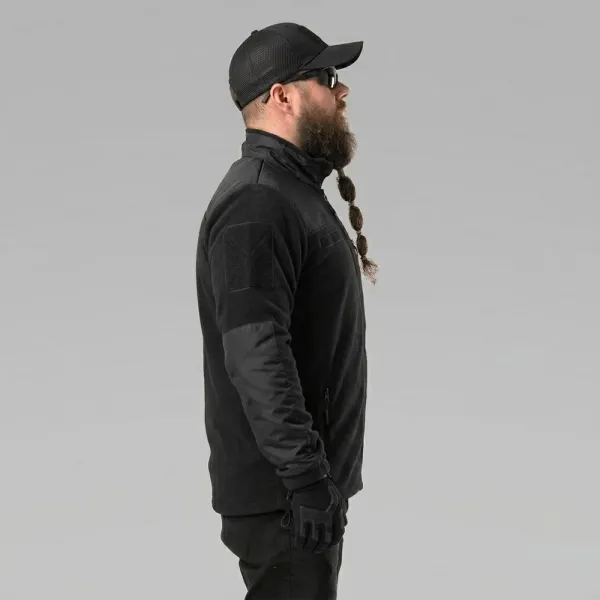 Specprom Red Heat Tactical Fleece Jacket - Black
