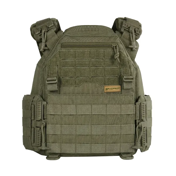 Warmor Gen.3 FL SPECPROM Women's Plate Carrier — Olive, Fast Side & Top Release, No Pouches (Plates Not Included)