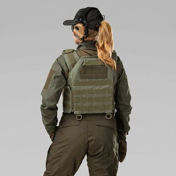 Warmor Gen.3 FL SPECPROM Women's Plate Carrier — Olive, Fast Side & Top Release, No Pouches (Plates Not Included)