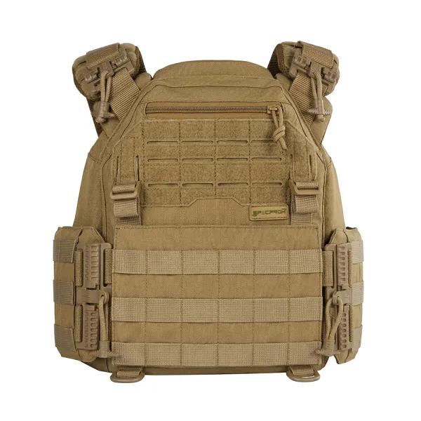 Warmor Gen.3 FL SPECPROM Women's Plate Carrier — Coyote, No Pouches, Quick Side & Top Release (Plates Not Included)