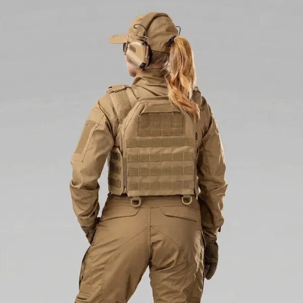 Warmor Gen.3 FL SPECPROM Women's Plate Carrier — Coyote, No Pouches, Quick Side & Top Release (Plates Not Included)