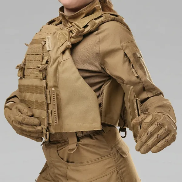 Warmor Gen.3 FL SPECPROM Women's Plate Carrier — Coyote, No Pouches, Quick Side & Top Release (Plates Not Included)