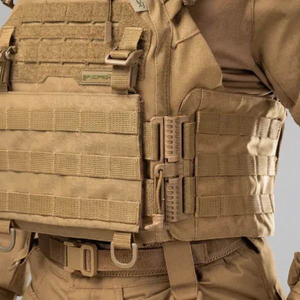 Warmor Gen.3 FL SPECPROM Women's Plate Carrier — Coyote, No Pouches, Quick Side & Top Release (Plates Not Included)