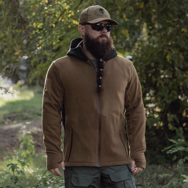 Combatant THOR Coyote Fleece Hoodie