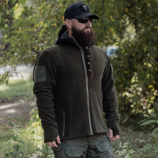 Combatant THOR Olive Fleece Hoodie
