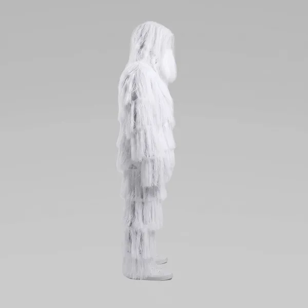 Kikimora Camouflage Poncho, White