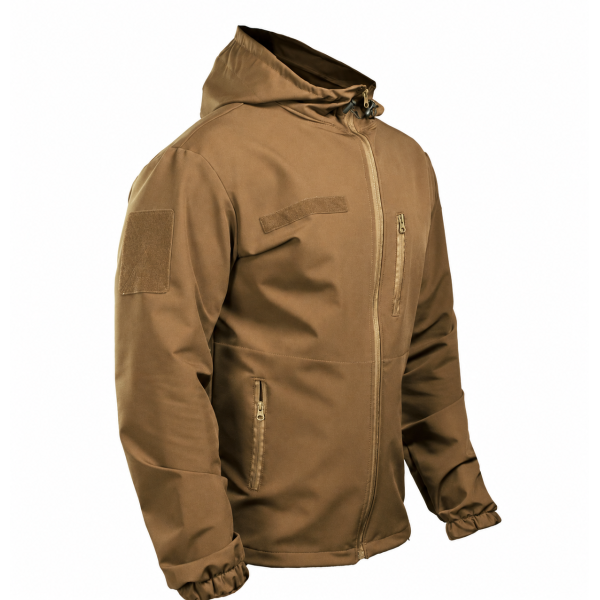 SPECPROM Soft-Shell Tactical Jacket — Coyote