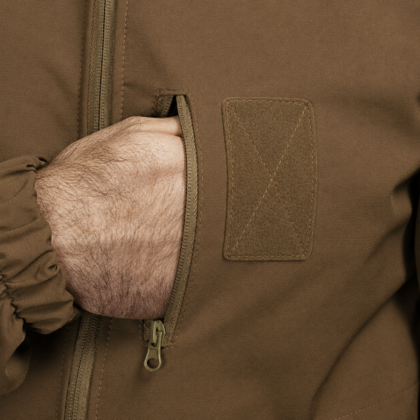 SPECPROM Soft-Shell Tactical Jacket — Coyote