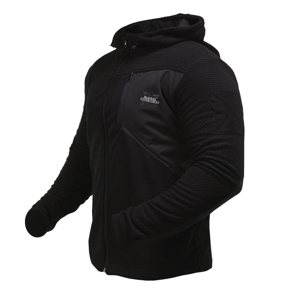 Global Ballistics HexaGon 2.0 Fleece Jacket, Black