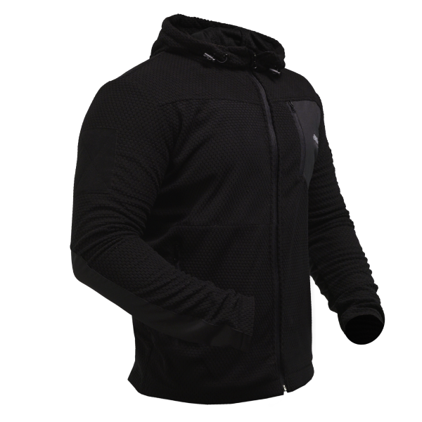 Global Ballistics HexaGon 2.0 Fleece Jacket, Black