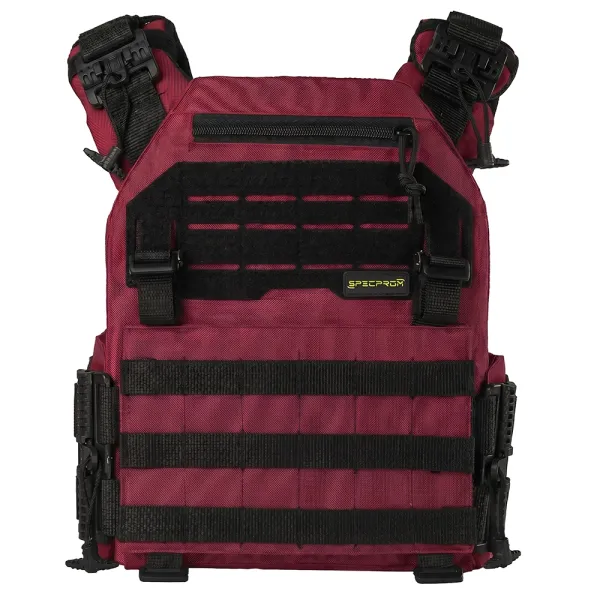 SPECPROM Warmor Gen.3 Pro Plate Carrier with Quick-Release System — Red