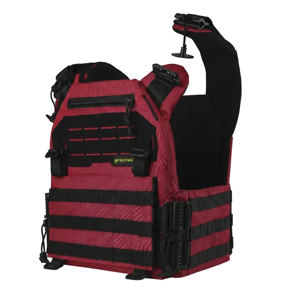 SPECPROM Warmor Gen.3 Pro Plate Carrier with Quick-Release System — Red
