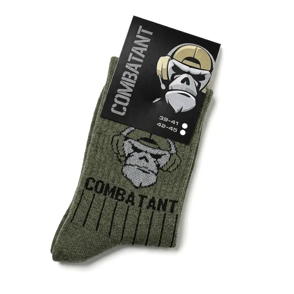 Combatant Patrol Core Mid Summer Trekking Socks — Khaki