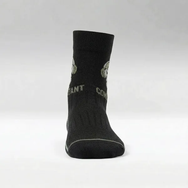 Combatant Patrol Core Mid Summer Trekking Socks — Black