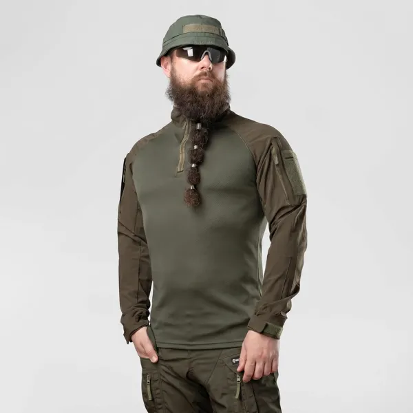 Ubacs Tactical Combatant Raider Core Long Sleeve, Khaki
