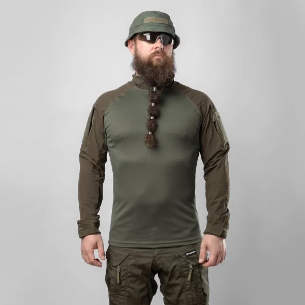 Ubacs Tactical Combatant Raider Core Long Sleeve, Khaki