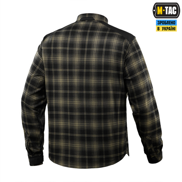 M-Tac Redneck Plaid Shirt, Khaki