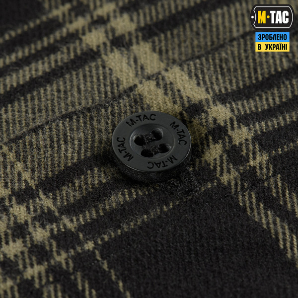 M-Tac Redneck Plaid Shirt, Khaki