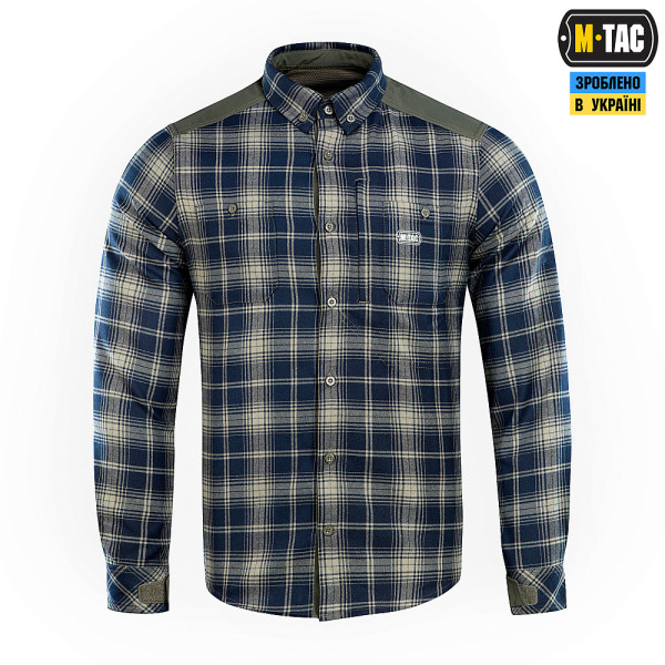 M-Tac Redneck Plaid Shirt — Blue