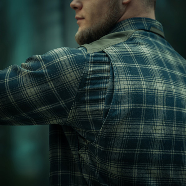 M-Tac Redneck Plaid Shirt — Blue