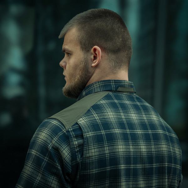 M-Tac Redneck Plaid Shirt — Blue