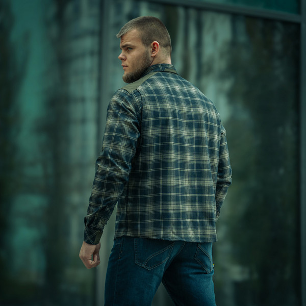 M-Tac Redneck Plaid Shirt — Blue