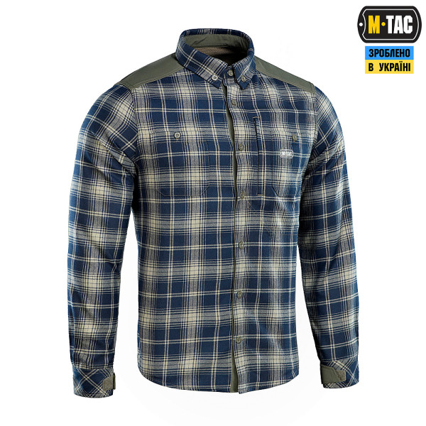 M-Tac Redneck Plaid Shirt — Blue