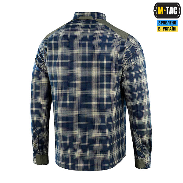 M-Tac Redneck Plaid Shirt — Blue