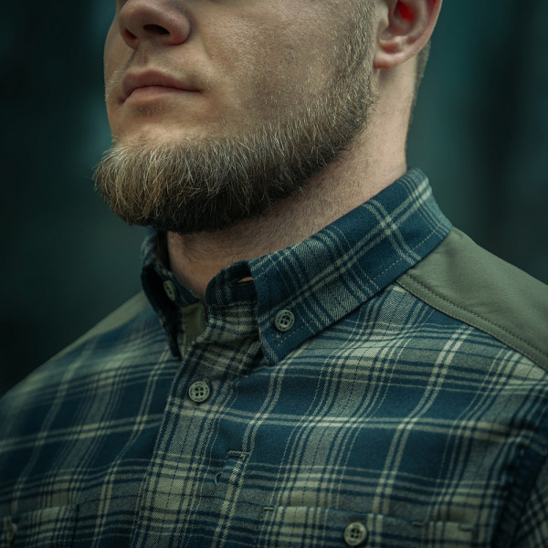 M-Tac Redneck Plaid Shirt — Blue
