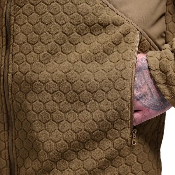 Combatant Scout Fleece Jacket, Coyote