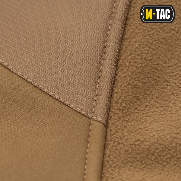 M-Tac Norman Windblock Fleece Tactical Jacket — Coyote