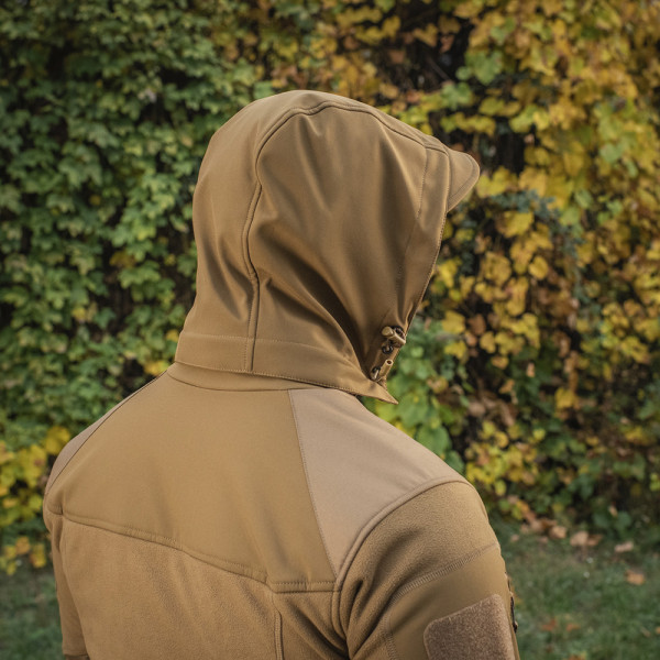 M-Tac Norman Windblock Fleece Tactical Jacket — Coyote