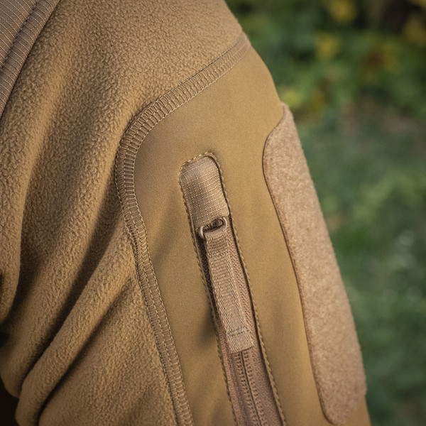 M-Tac Norman Windblock Fleece Tactical Jacket — Coyote