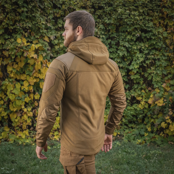 M-Tac Norman Windblock Fleece Tactical Jacket — Coyote